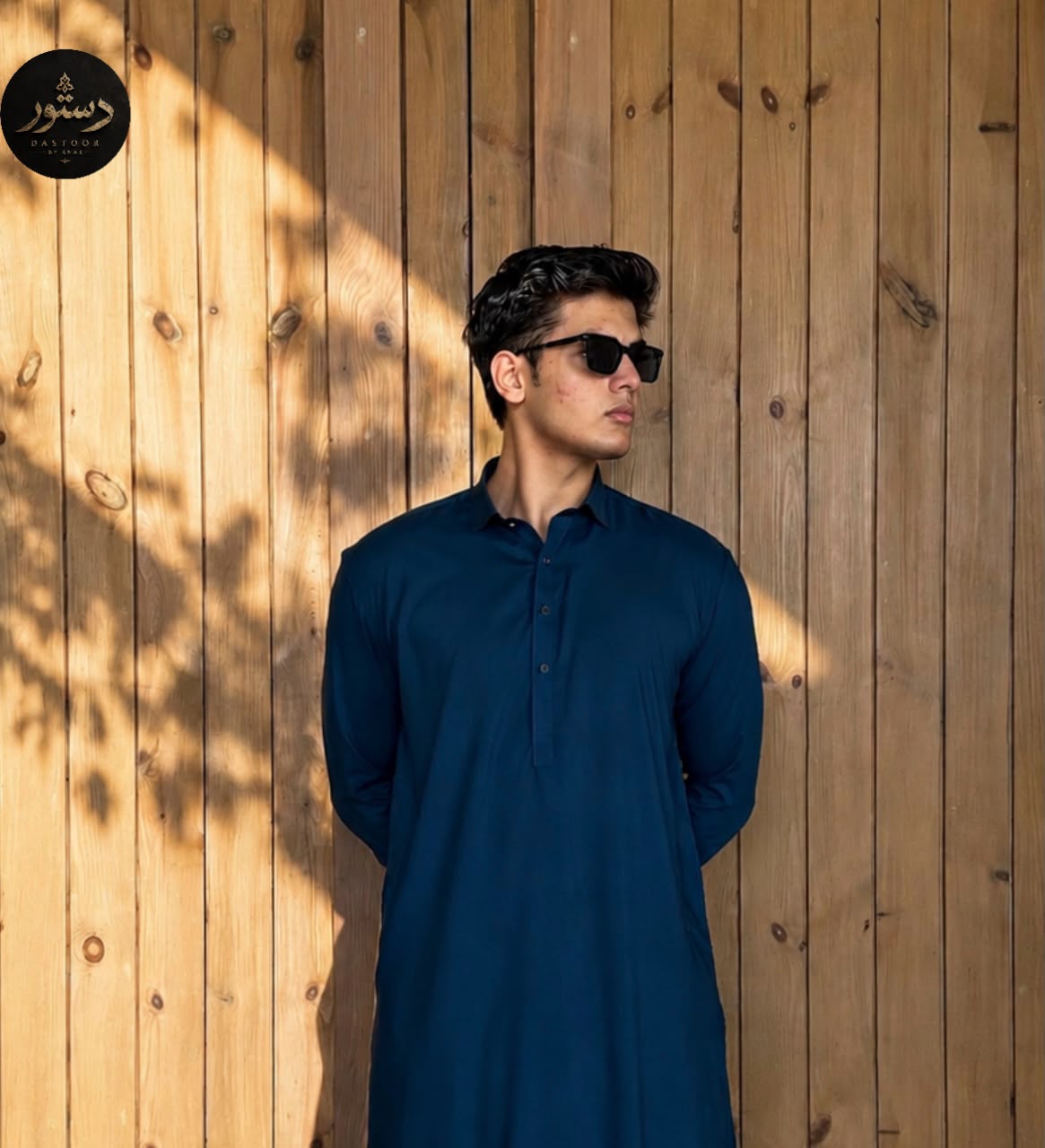 Teal Blue Kameez Shalwar