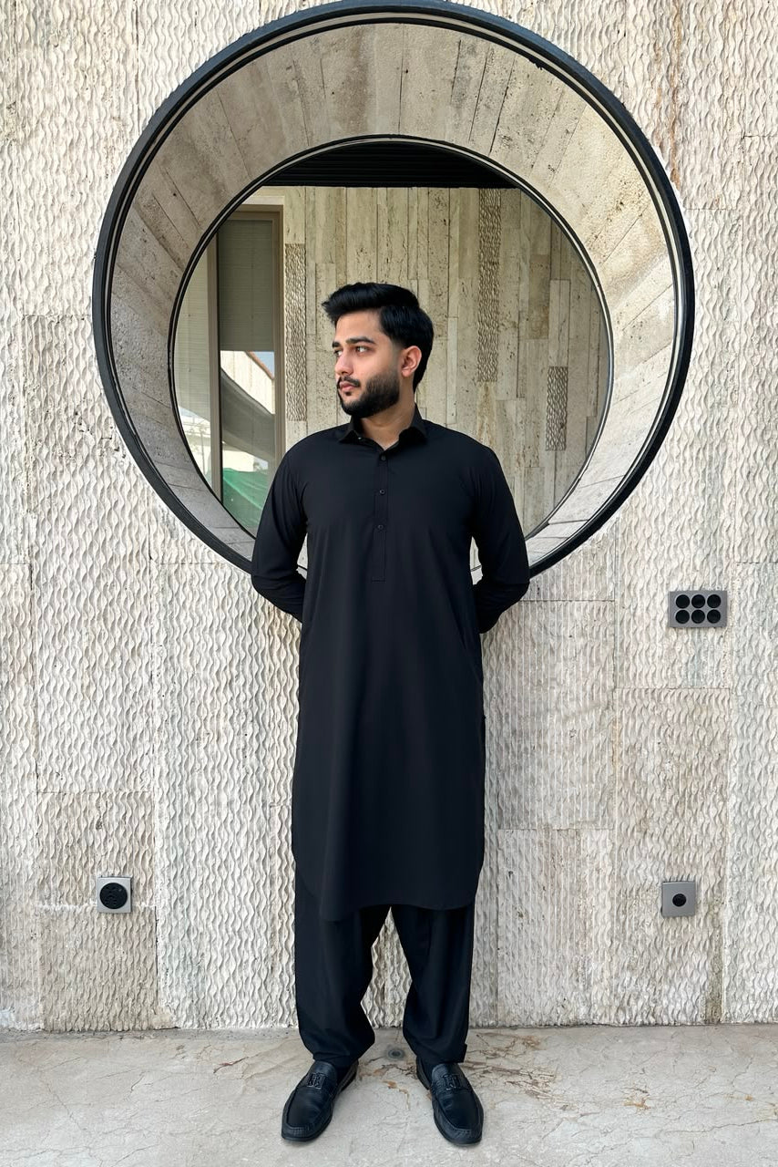 Black Kameez Shalwar