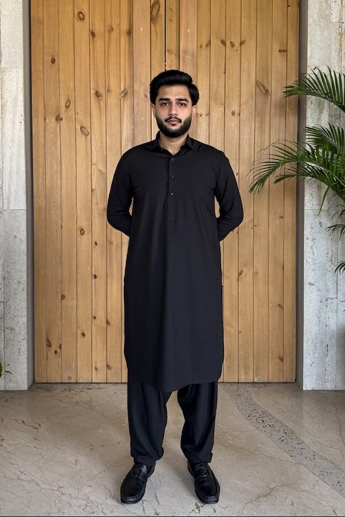 Black Kameez Shalwar