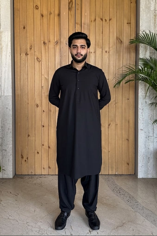 Black Kameez Shalwar